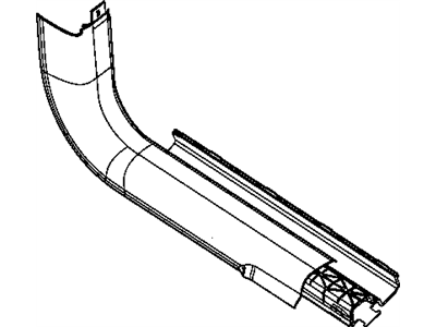 Dodge 1SW52DX9AB Panel - Cowl Side Trim