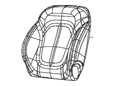 Chrysler 5SJ92DX9AD Cover - Front Seat Back
