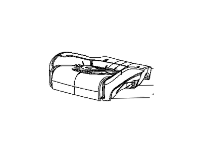 Chrysler 200 Seat Cushion - 68137151AE