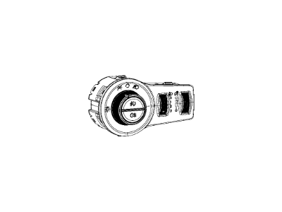 Jeep Cherokee Headlight Switch - 68156006AC