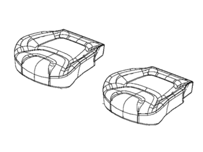 Jeep 7EH36LA3AA COVER Front Seat Cushion