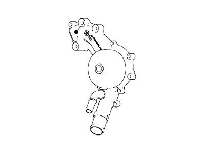 Jeep 68111624AD PUMP Water