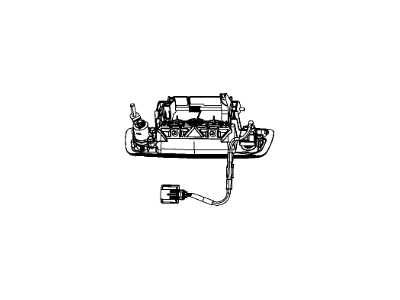Ram 56038978AE CAMERA Rear View