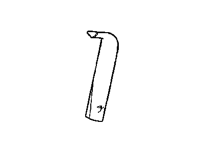 Chrysler SF22DW1AE MOLDING Liftgate