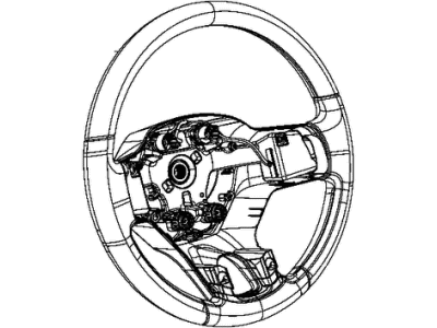 Ram 5NN161U7AA WHEEL Steering