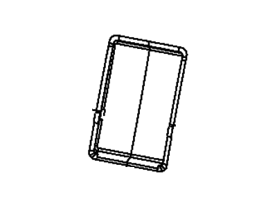 Ram 5NQ36DX9AB COVER Rear Seat Back Right