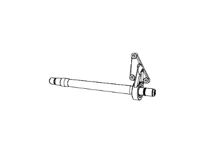 Mopar 68033054AD Intermediate Shaft, Front