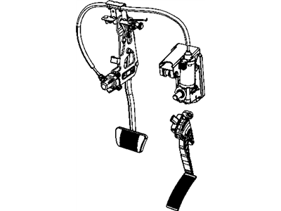 Chrysler 68039213AA PEDAL ASSEMBLY Adjustable Accelerator