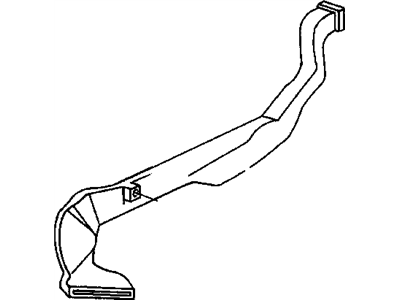 Chrysler 4595611AB DUCT Heat Distribution