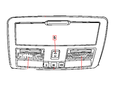 Dodge Magnum Dome Light - 1AR301W1AA