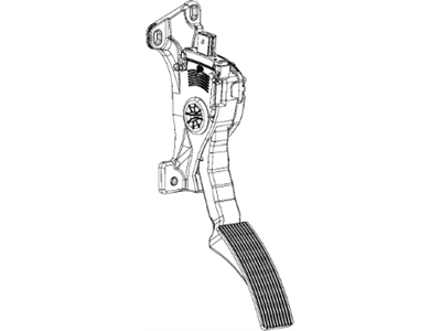 Dodge 52124785AE PEDAL Accelerator