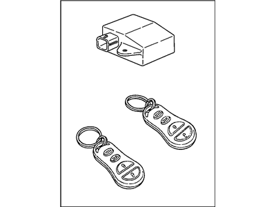 Dodge 82207758 MODULE PACKAGE Keyless Entry