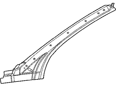 Chrysler 4724323AE FRAME Windshield Side