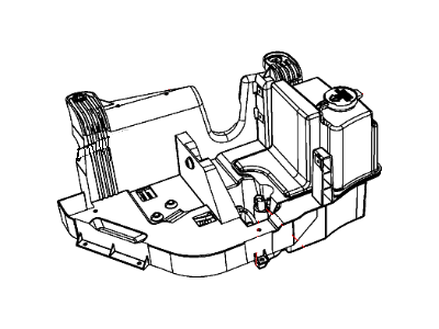 Mopar 68188030AA Tray Component With Washer Reservoir