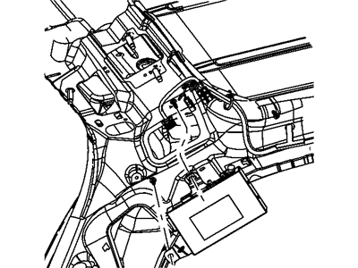 Dodge 5064261AH RECEIVER Satellite