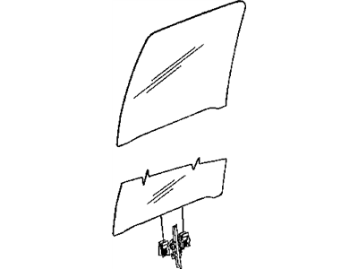 Ram 55359422AB GLASS Rear Door