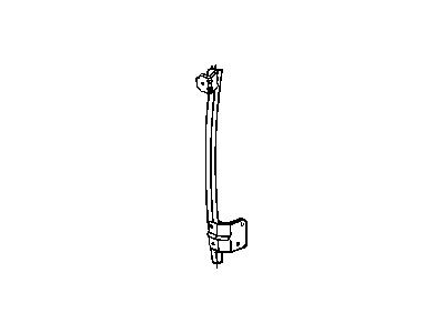 Mopar 55359543AA Lower Channel, Rear