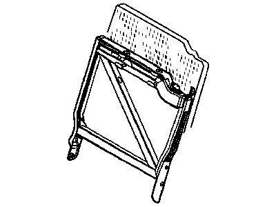 Dodge 1BP331J3AA SEAT BACK Rear Left