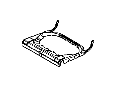 Dodge 1BP381D5AA COVER Rear Seat Cushion Right