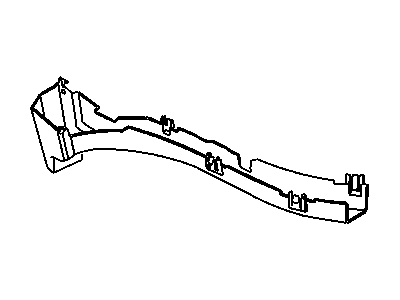 Chrysler 5099943AA SHIELD Hood Latch