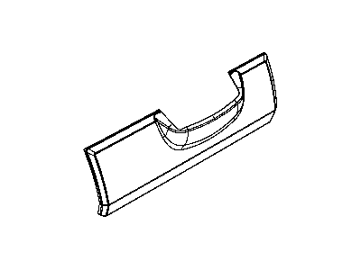 Dodge 5KG96XDBAB KNEEBLOCKER Steering Column Opening