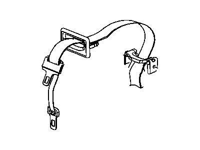 Dodge 1CG671D5AB SEAT BELT Front Center Shoulder