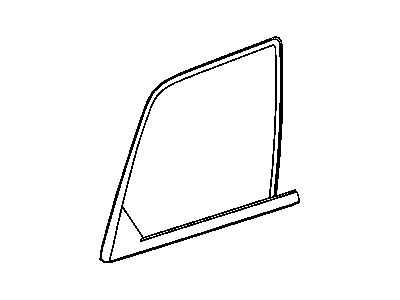 Jeep 55394168AA GLASS Quarter Window