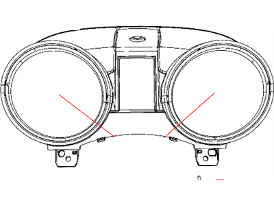 Dodge Instrument Cluster - 56054328AA