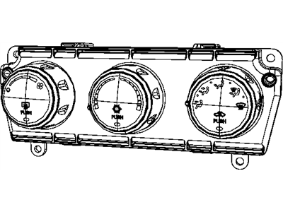 Mopar 55111802AD Control A/C And Heater With A/C