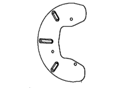 Chrysler Brake Dust Shield - 68159348AA
