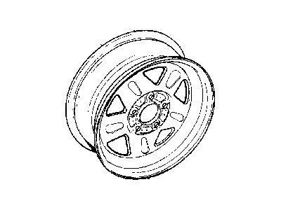 Jeep 5FV63S4AAB WHEEL Steel