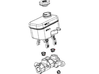 Dodge 68004467AA MASTER CYLINDER Brake
