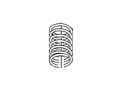 2005 Dodge Durango Coil Springs - 52855256AA