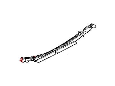 Dodge 52106016AG SPRING Rear Leaf