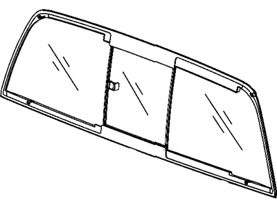 Dodge 5179972AA CHANNEL Sliding Backlite