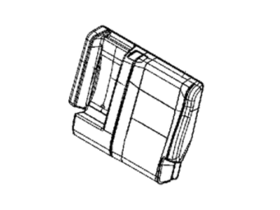 Jeep 6VK83HL1AC COVER Rear Seat Back Left