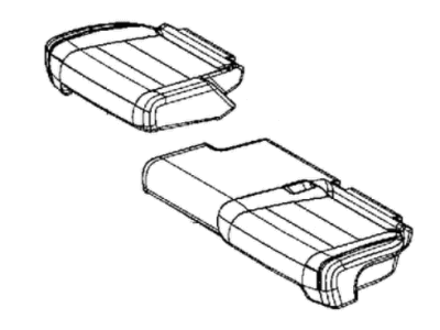 Jeep 6VK84HL1AC COVER Rear Seat Cushion