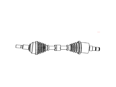 Chrysler 200 Axle Shaft - 52123559AB