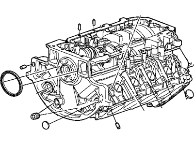 Chrysler 5102738AE BLOCK SHORT See Note
