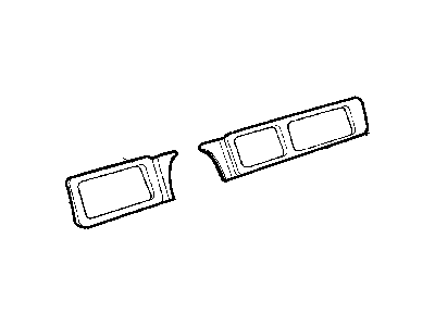 Jeep 55116341AA BEZEL Instrument Panel Switch