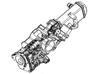 Jeep EGR Tube - 68438211AA
