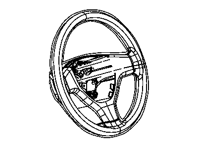 Dodge 1JD59DX9AA BEZEL Steering Wheel