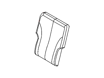 Chrysler 1FE681D1AA COVER Rear Seat Back