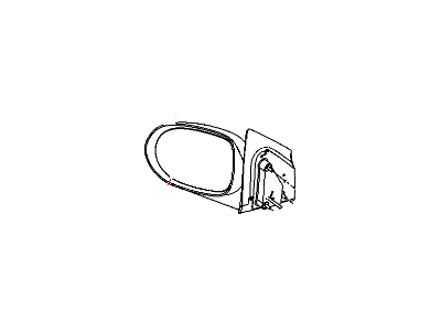 2012 Dodge Caliber Car Mirror - 5115036AC