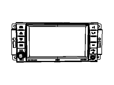 Dodge 5064737AB RADIO AM/FM/DVD/HDD/NAV/SDARS