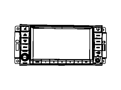 Jeep 5064756AC RADIO AM/FM/DVD/HDD/MP3/RR CAMERA