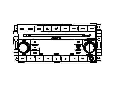 Dodge 5064933AD RADIO AM/FM/6 DVD/SDARS