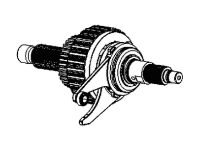 Dodge 68395961AA MAINSHAFT Transfer Case
