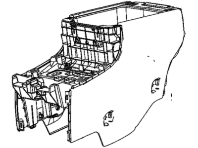 Dodge 5SG38DX8AA CONSOLE Floor Rear