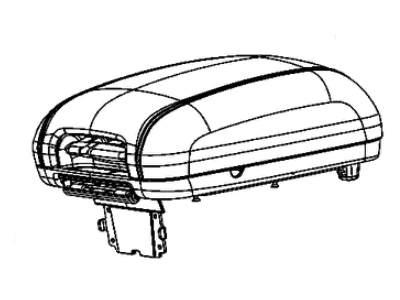 Dodge 1YU65LA8AC ARMREST Console